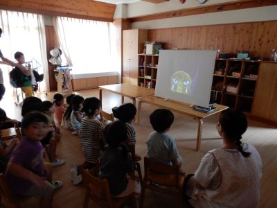 9月20日　幼稚園説明会・絵本シネマ・絵本サークル