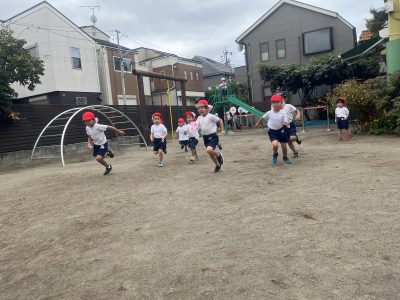 10月3日　体操　戸外遊び