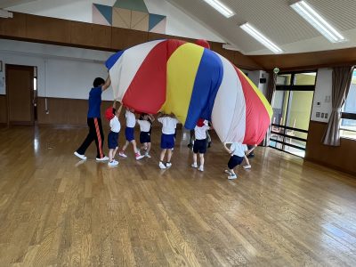5月8日　体操・しゃぼん玉