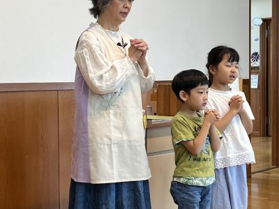 6月2日　合同礼拝「ペンテコステ」・じゃがいも掘り