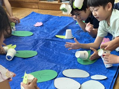 ６月２０日　実習生・水遊び・修行