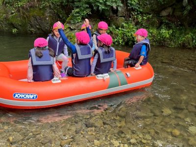 年長　宿泊保育「山の幼稚園」１日目