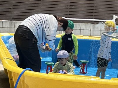 ７月１０日　元気に登園