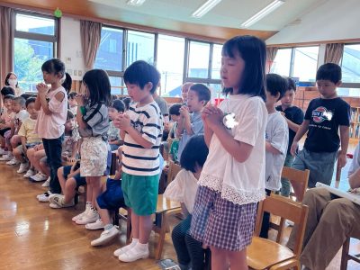 ９月1日　2学期始業式