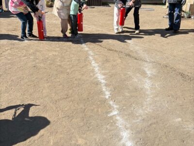 2月19日　体操・消防訓練